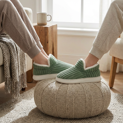 Pallene New Fur Slippers For Women Men Winter Furry Fashion Warm Ankles Plush Cozy Slides For Home Indoor Soft Sole Cotton Shoes