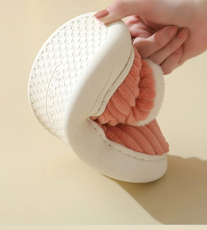 Pallene New Fur Slippers For Women Men Winter Furry Fashion Warm Ankles Plush Cozy Slides For Home Indoor Soft Sole Cotton Shoes